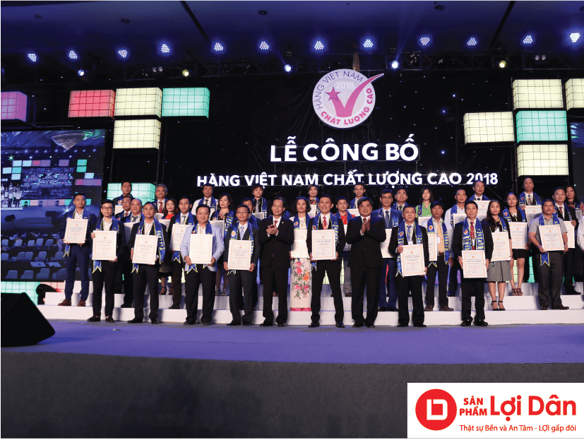 Lễ trao giải Hàng Việt Nam Chất Lượng Cao năm 2018