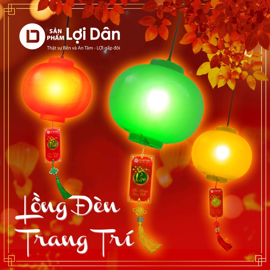 Lồng đèn nhựa Lợi Dân